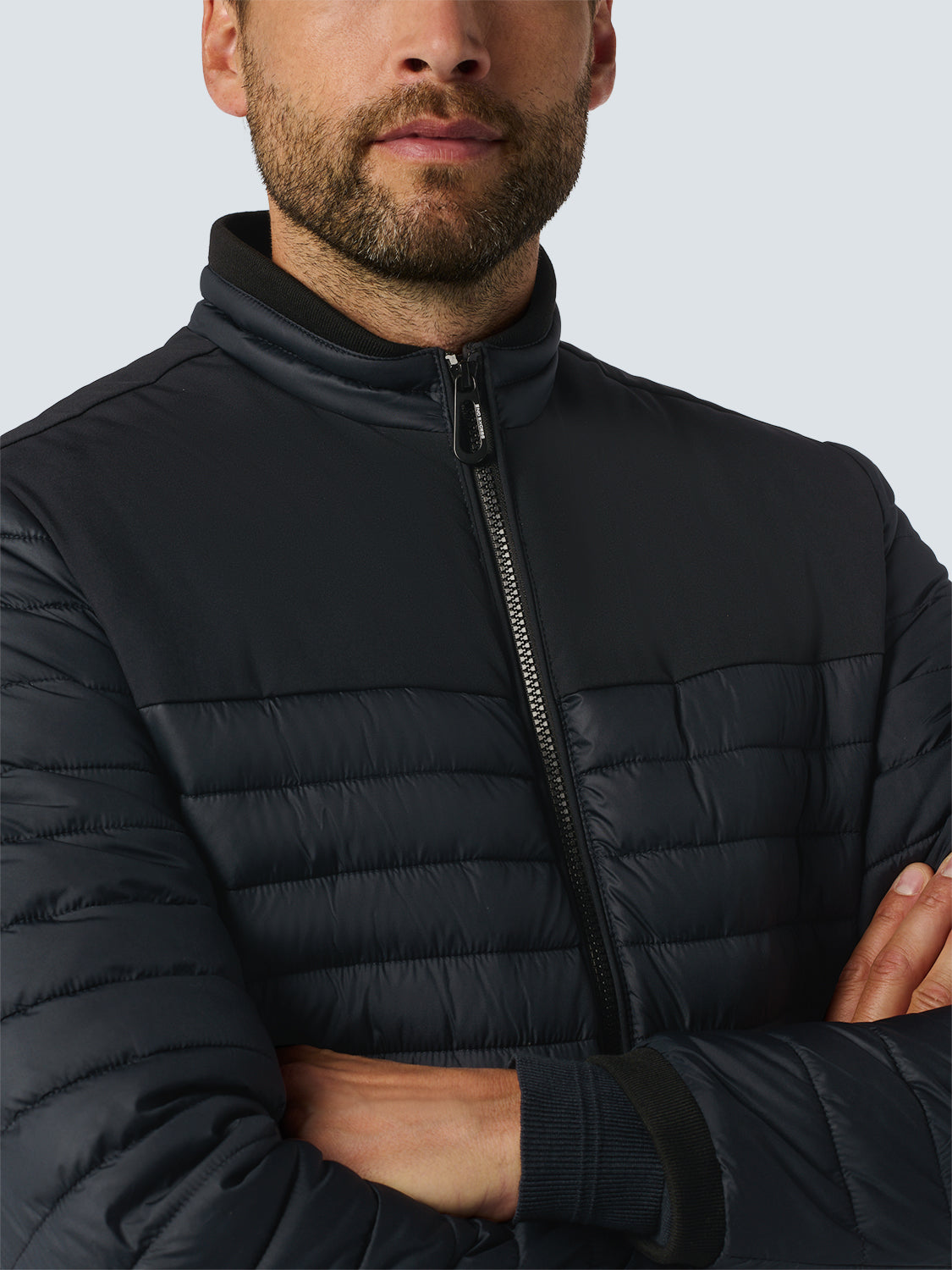 No Excess Short Fit Padded Jacket Night