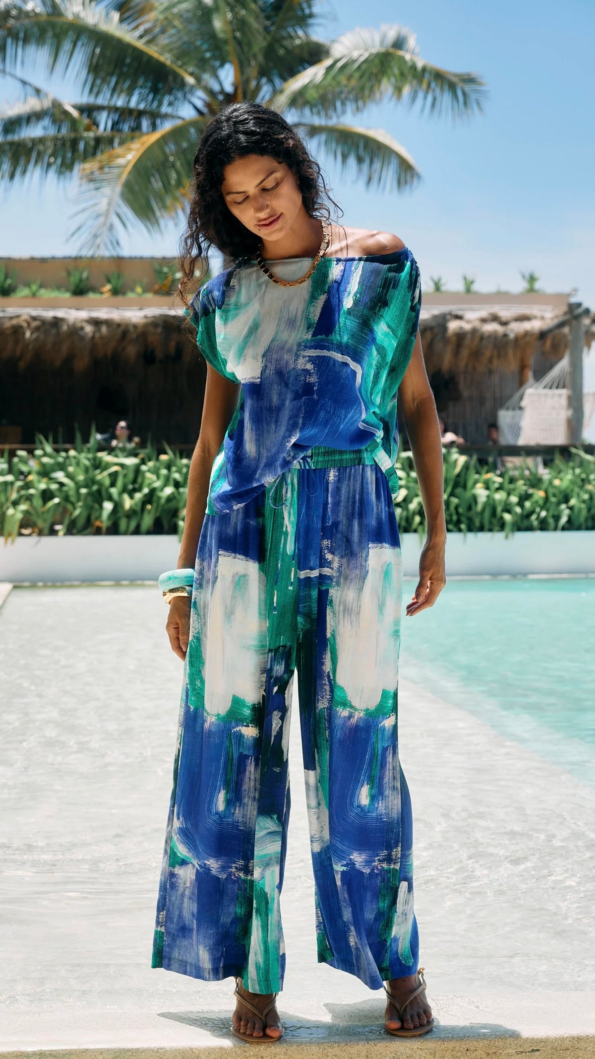 Palmera Pant Seafoam
