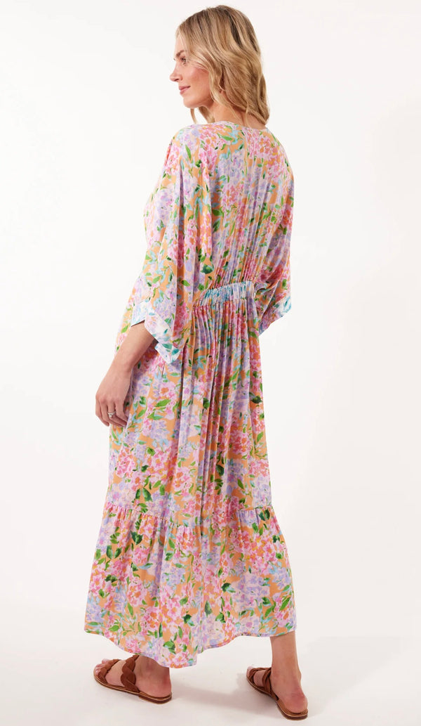Botanical Relax Dress Sunset Hydrangea