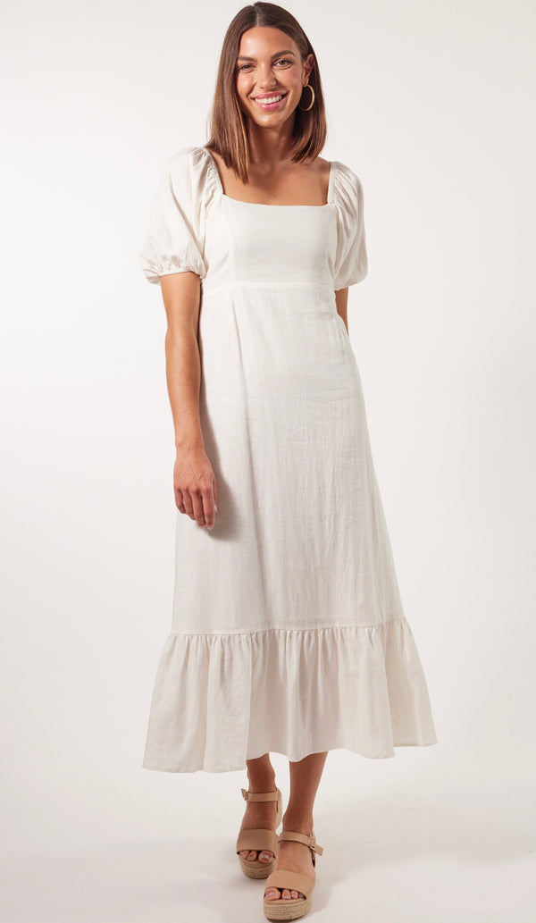 Flora Tie Dress Lotus