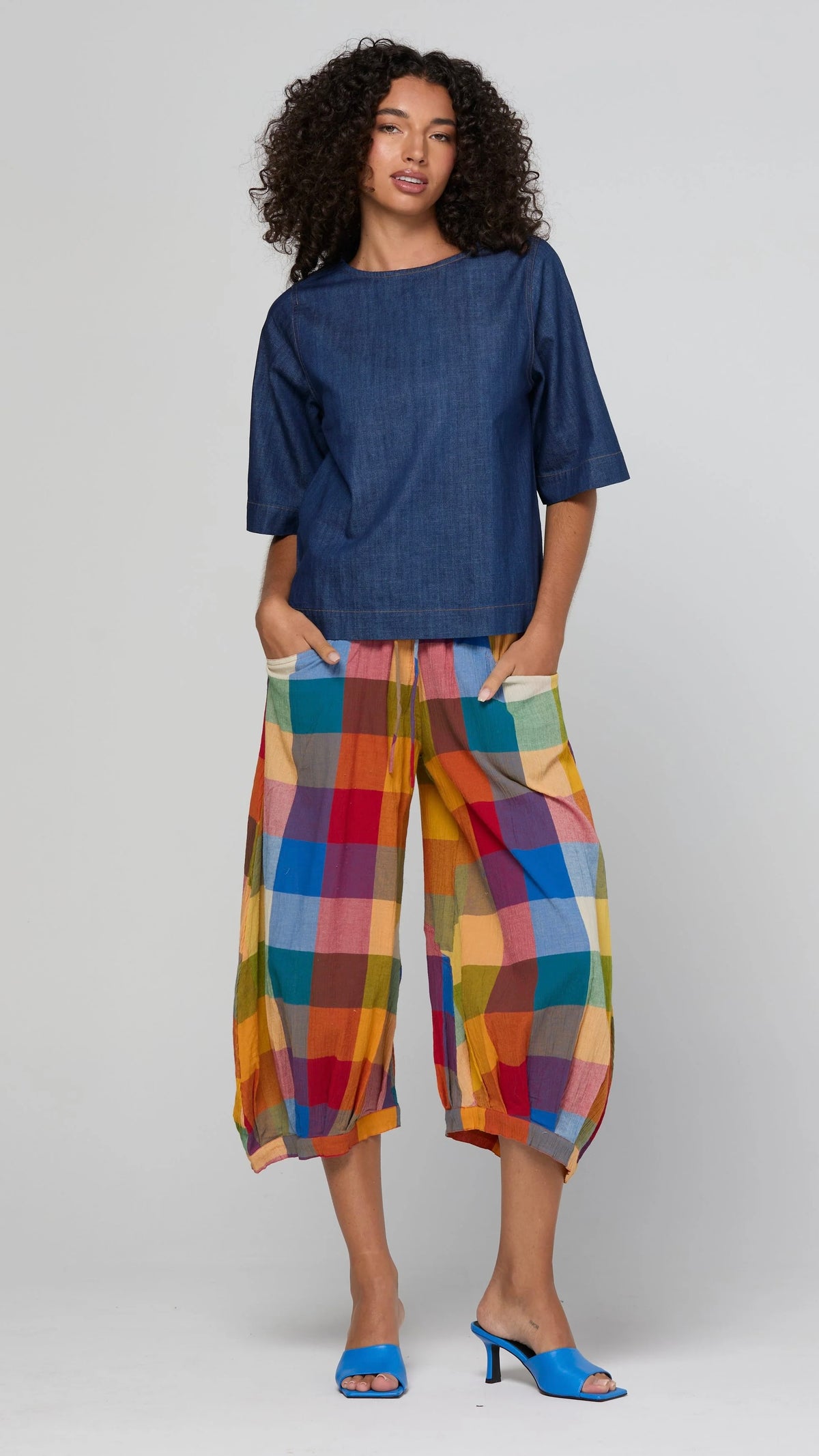 Guru Pant Kingston Check