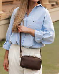 Bianca Crossbody Bag Chocolate