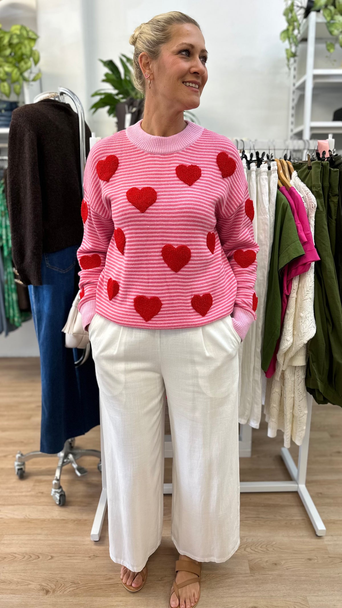 Sweetheart Stripe Jumper