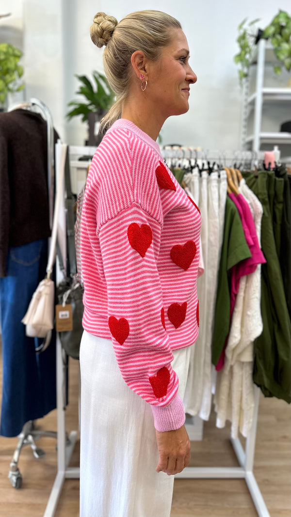 Sweetheart Stripe Jumper