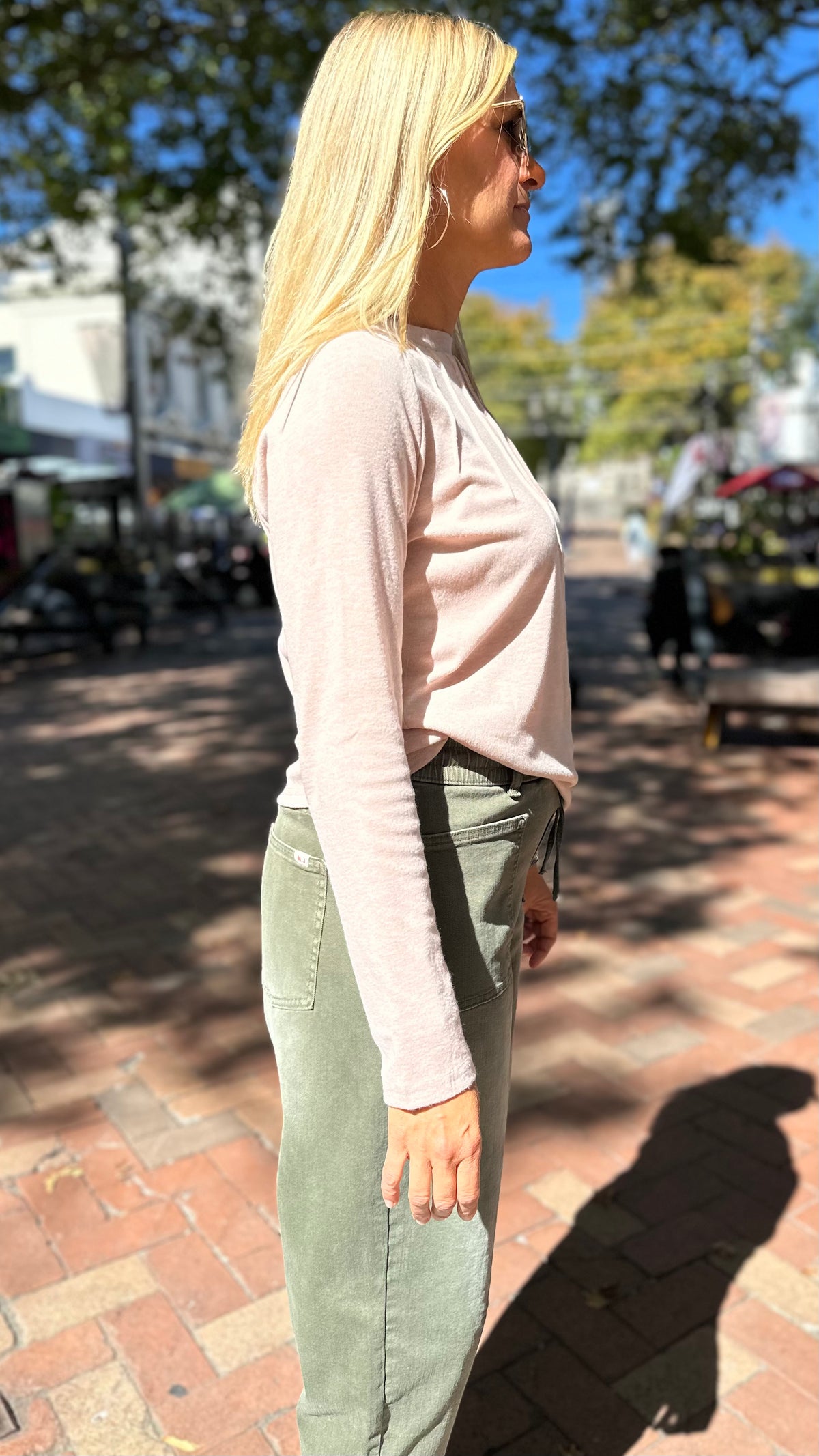 Bridget Raglan Sleeve Knit Top Oat