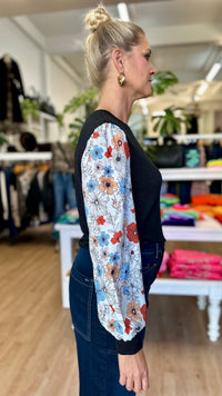 Riley Knit Top Floral