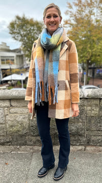 Autumn Luxe Plaid Coat