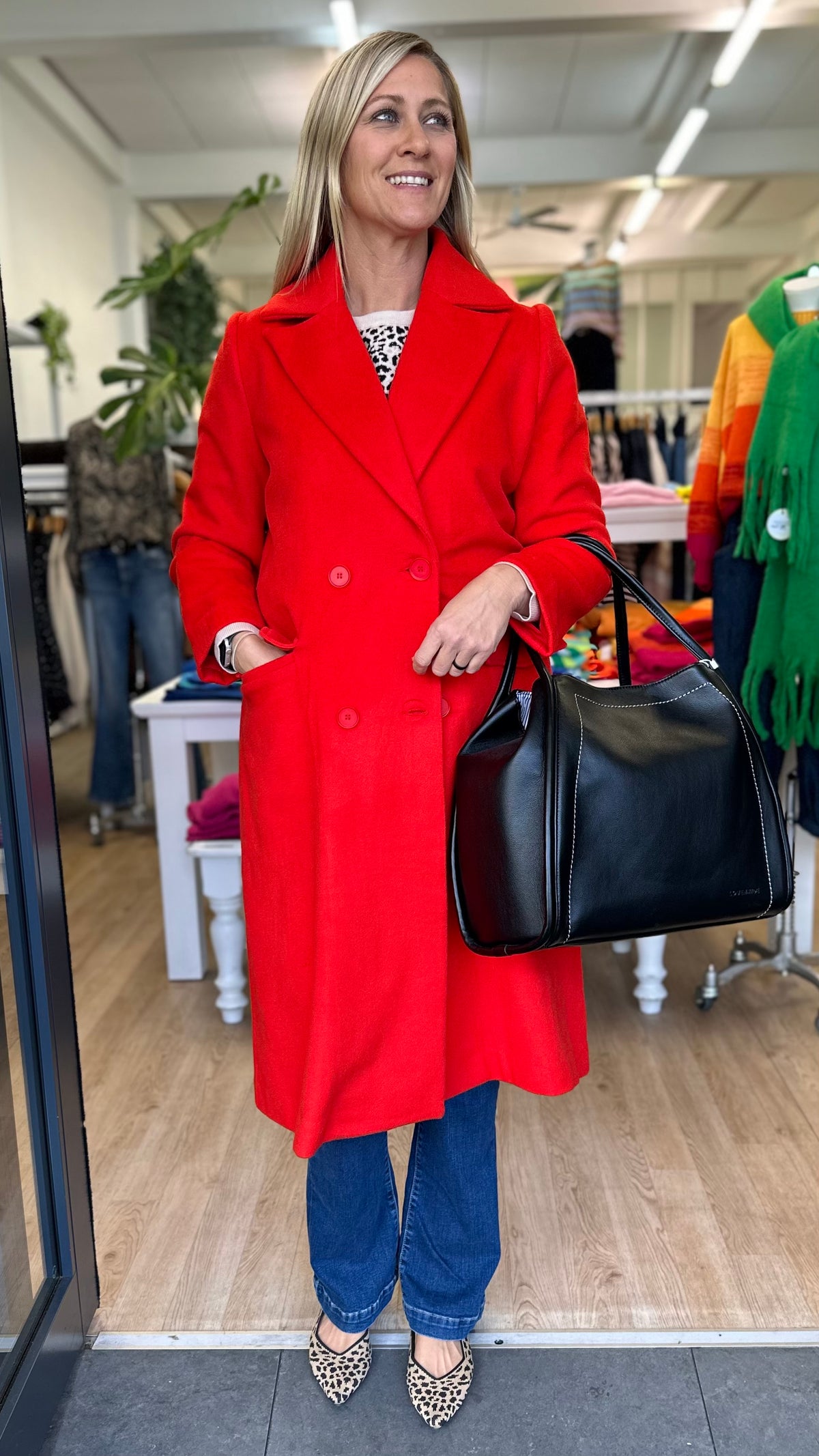 Chicago Coat Red