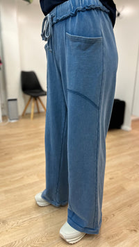 Western Wide Leg Track Pant