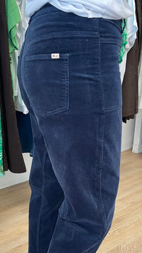 Monaco Leo Barrel Jeans Corduroy Smoke Navy (PRE ORDER)