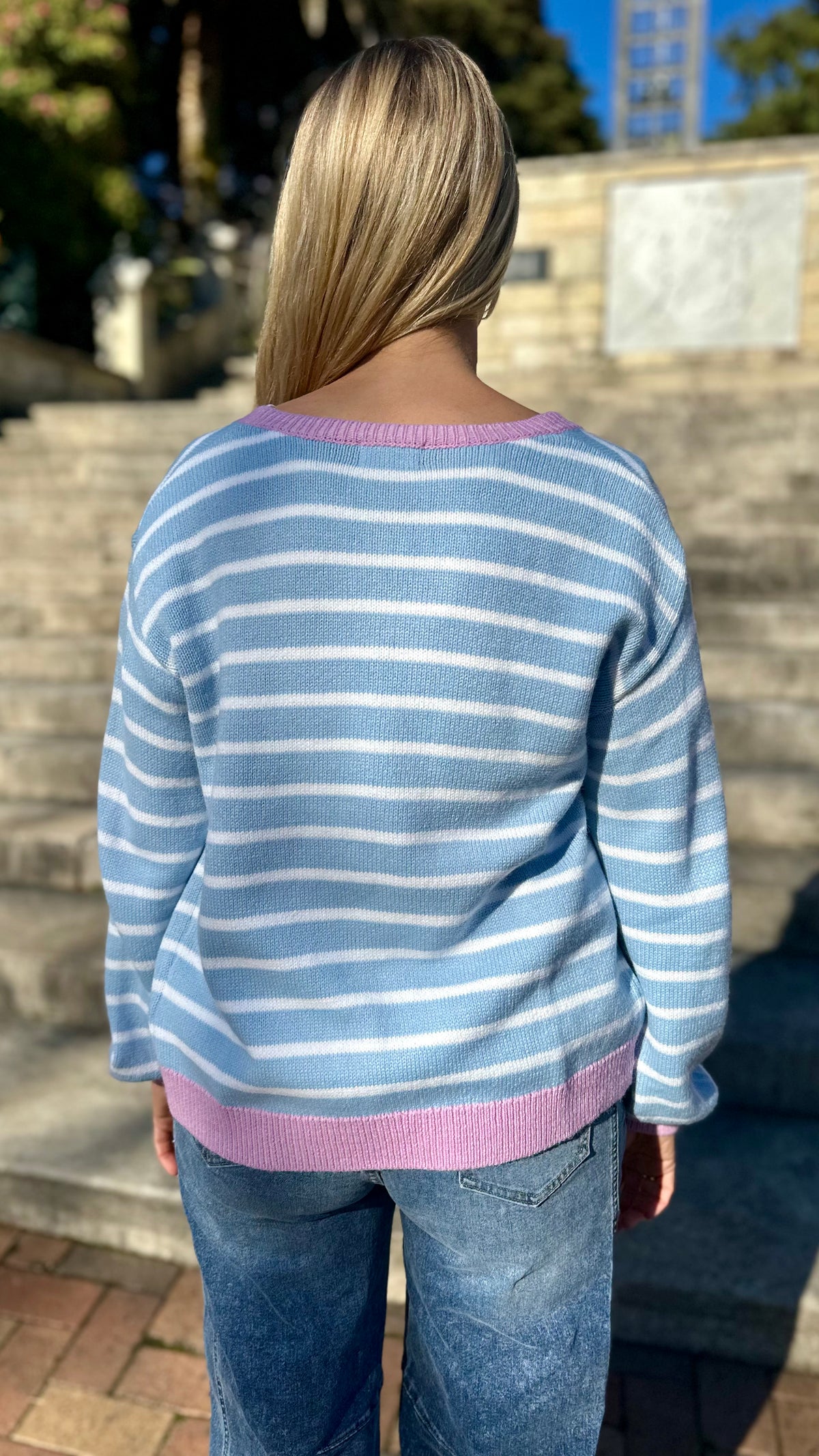 Poppins Contrast Knit Cardi