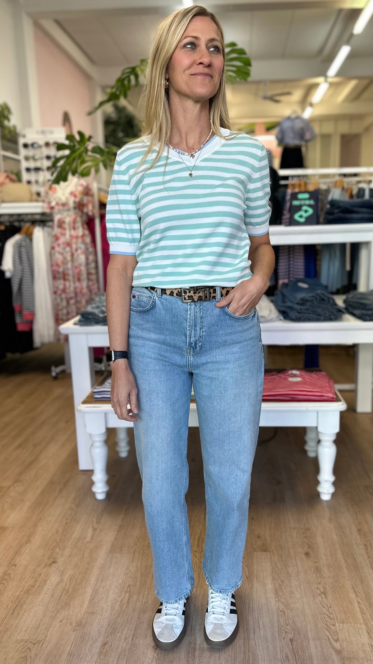 Carla Stripe Top