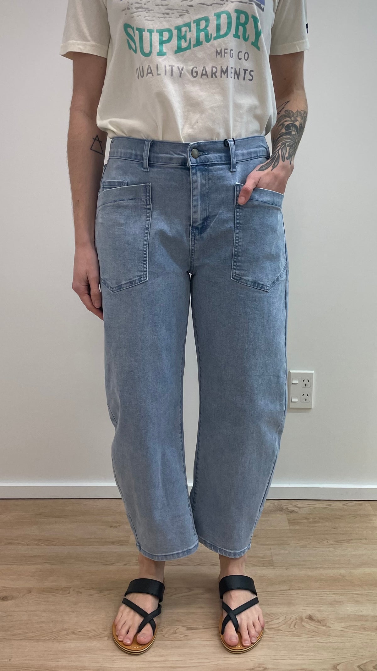 Dakota Pocket Barrel Lt Denim