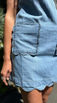 Game Day Denim Mini Dress