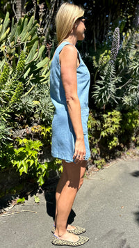 Game Day Denim Mini Dress