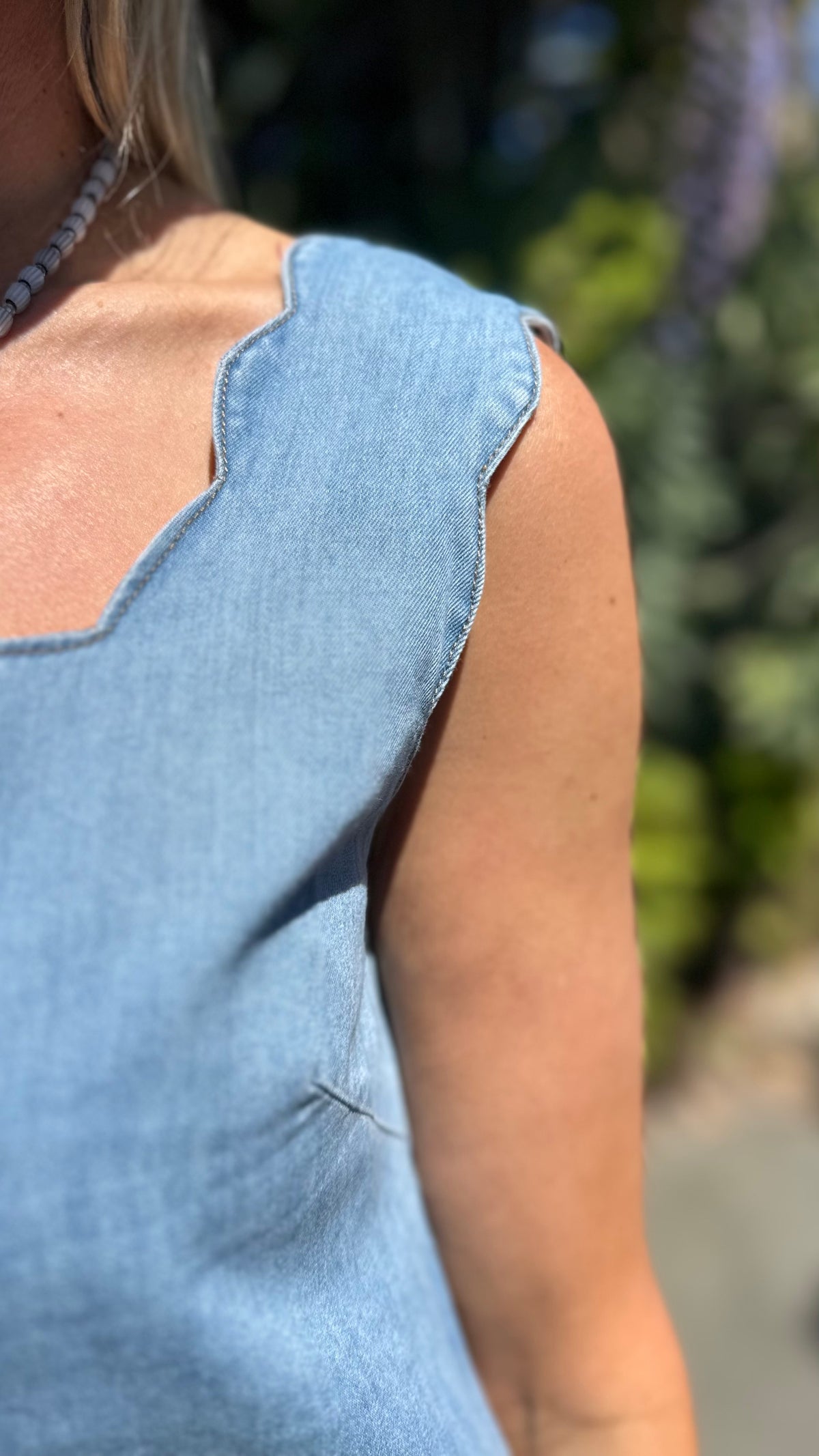 Game Day Denim Mini Dress