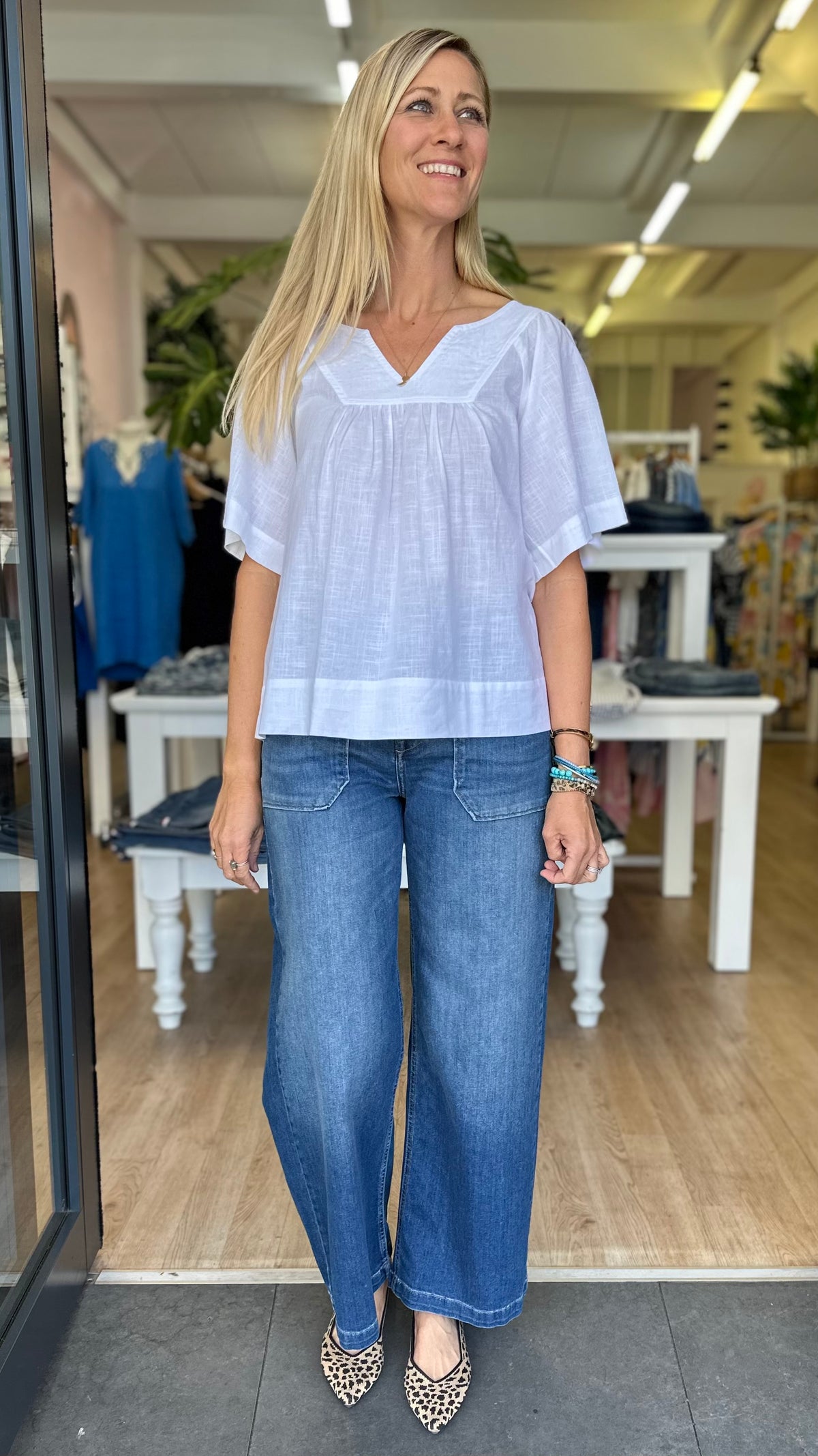 Freya Top White