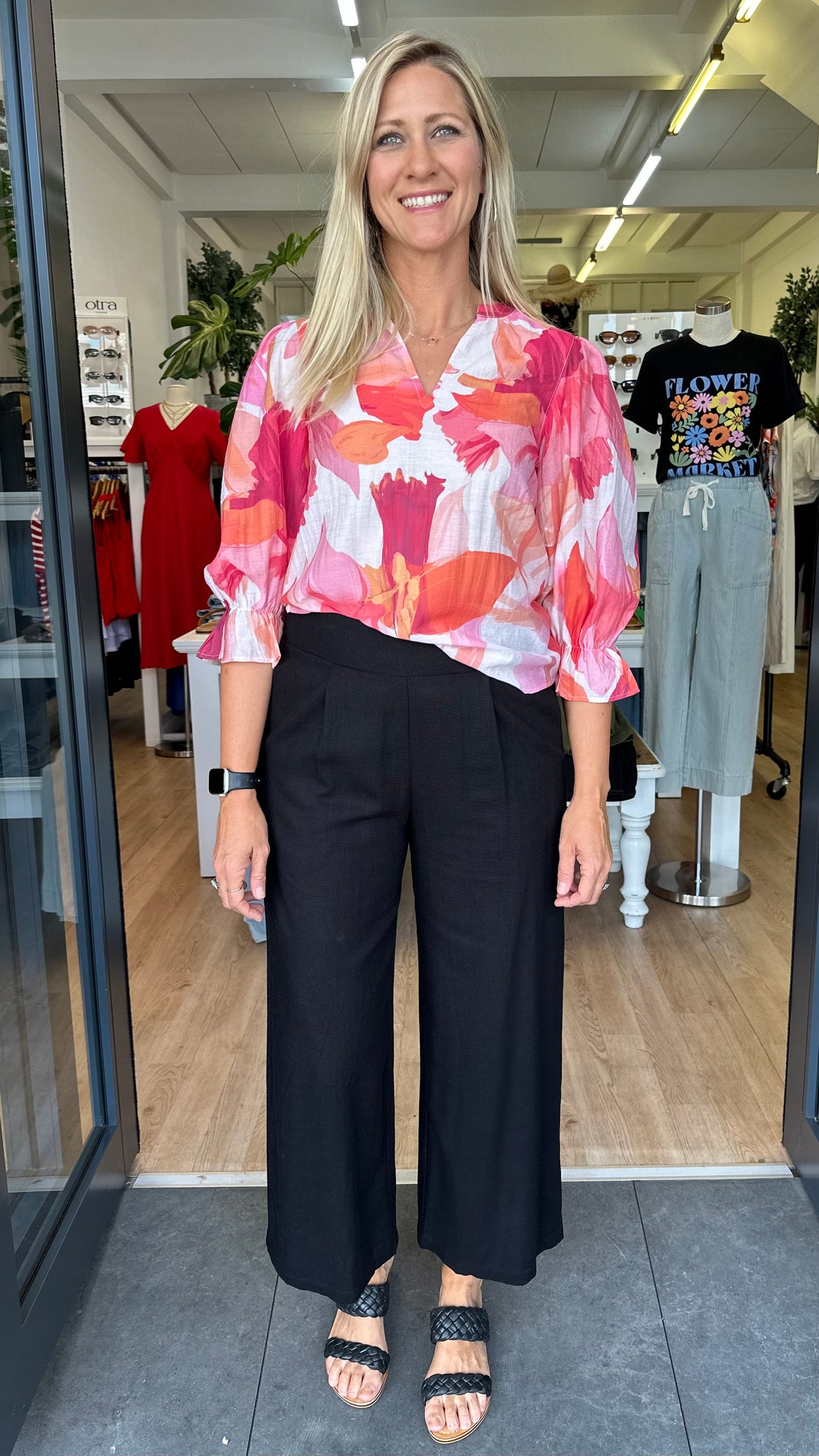 Graceful Top Pink Peach