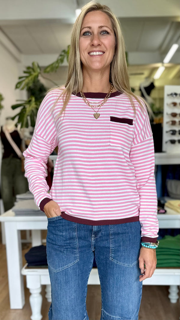 Street Pocket Jumper Strawberry Sangria