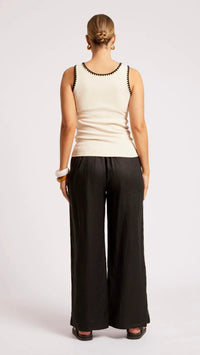 Maris Stitched Tank Tusk Black