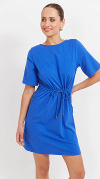 Jardin Tshirt Dress Azul