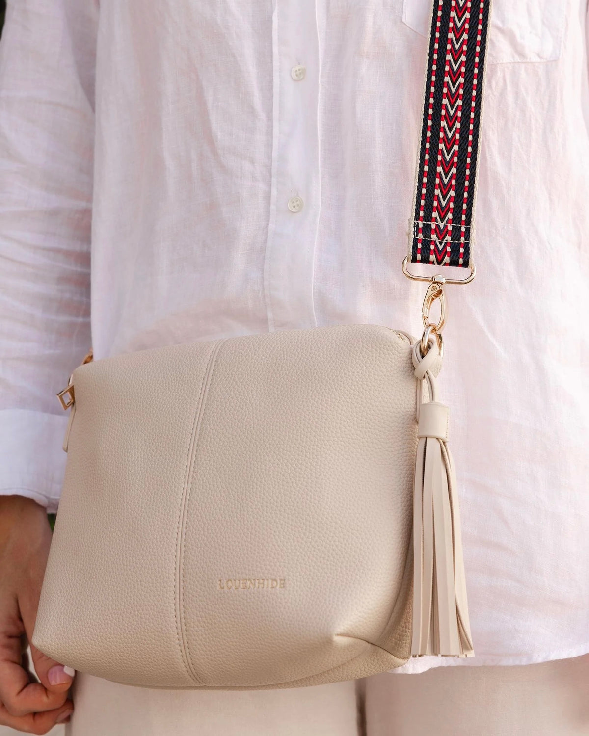 Kasey Crossbody Bag Linen