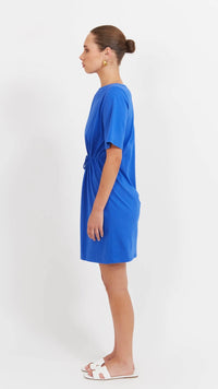 Jardin Tshirt Dress Azul