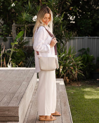 Kasey Crossbody Bag Linen