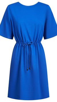 Jardin Tshirt Dress Azul