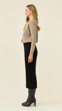 Juno Knit Skirt Onyx