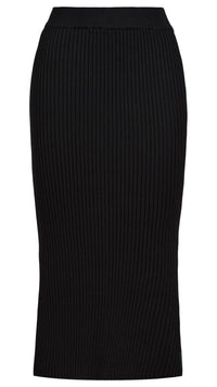 Juno Knit Skirt Onyx