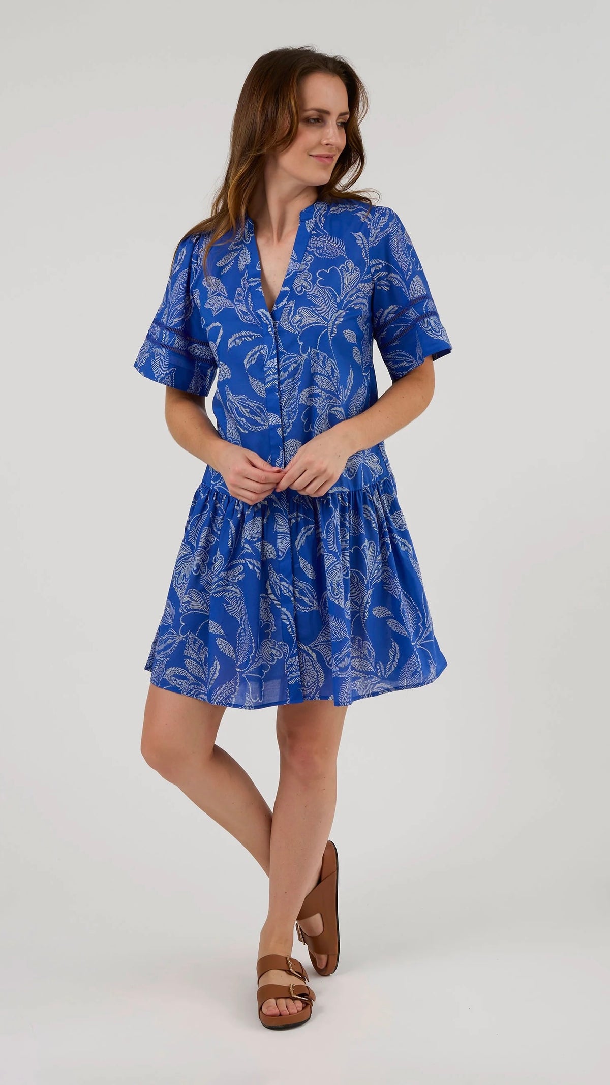 Eugenie Dress Corfu Cobalt