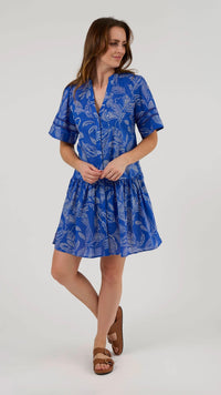 Eugenie Dress Corfu Cobalt