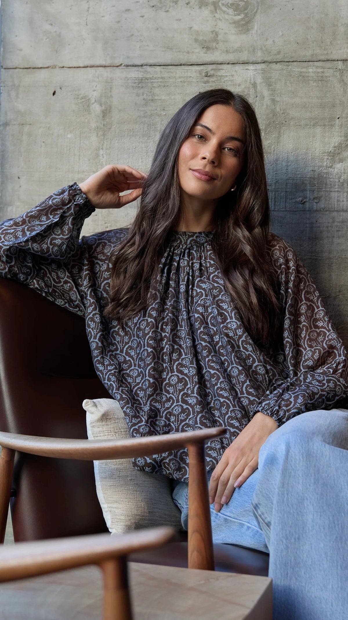 Lou Blouse Caffeine