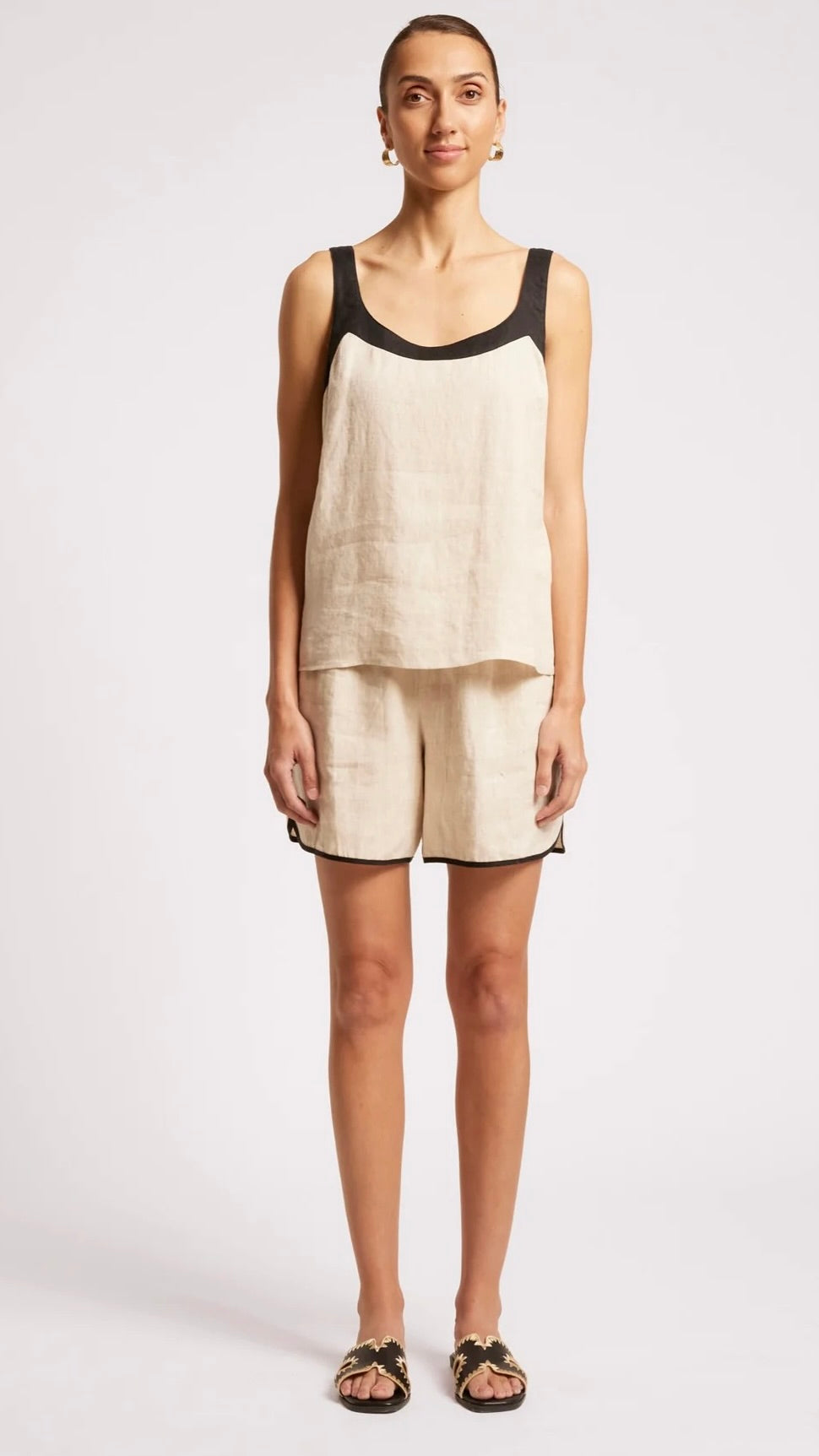 Maris Splice Tank Tusk Black