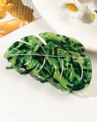 Monstera Leaf Hair Claw