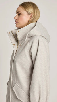Sable Hood Jacket Bisque