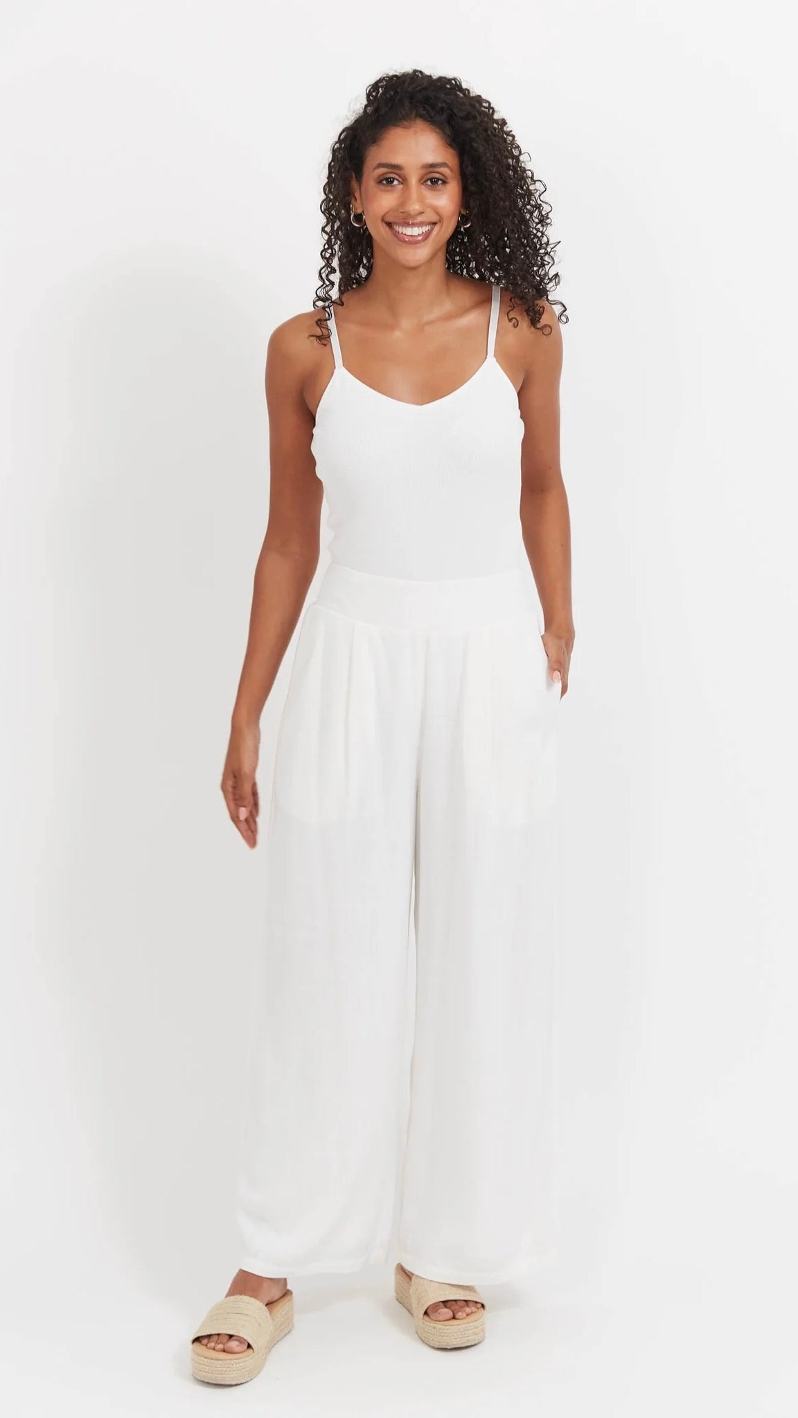 Jardin Pant White