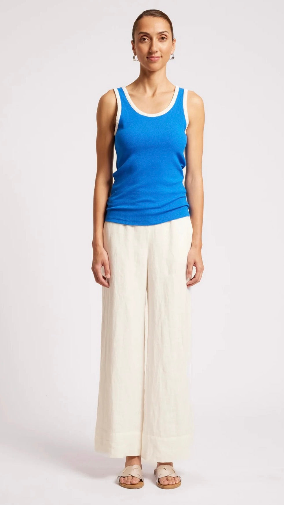Maris Stitched Tank Marine White