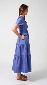 Vittoria Dress Aegan Stripe