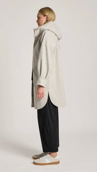 Sable Hood Jacket Bisque