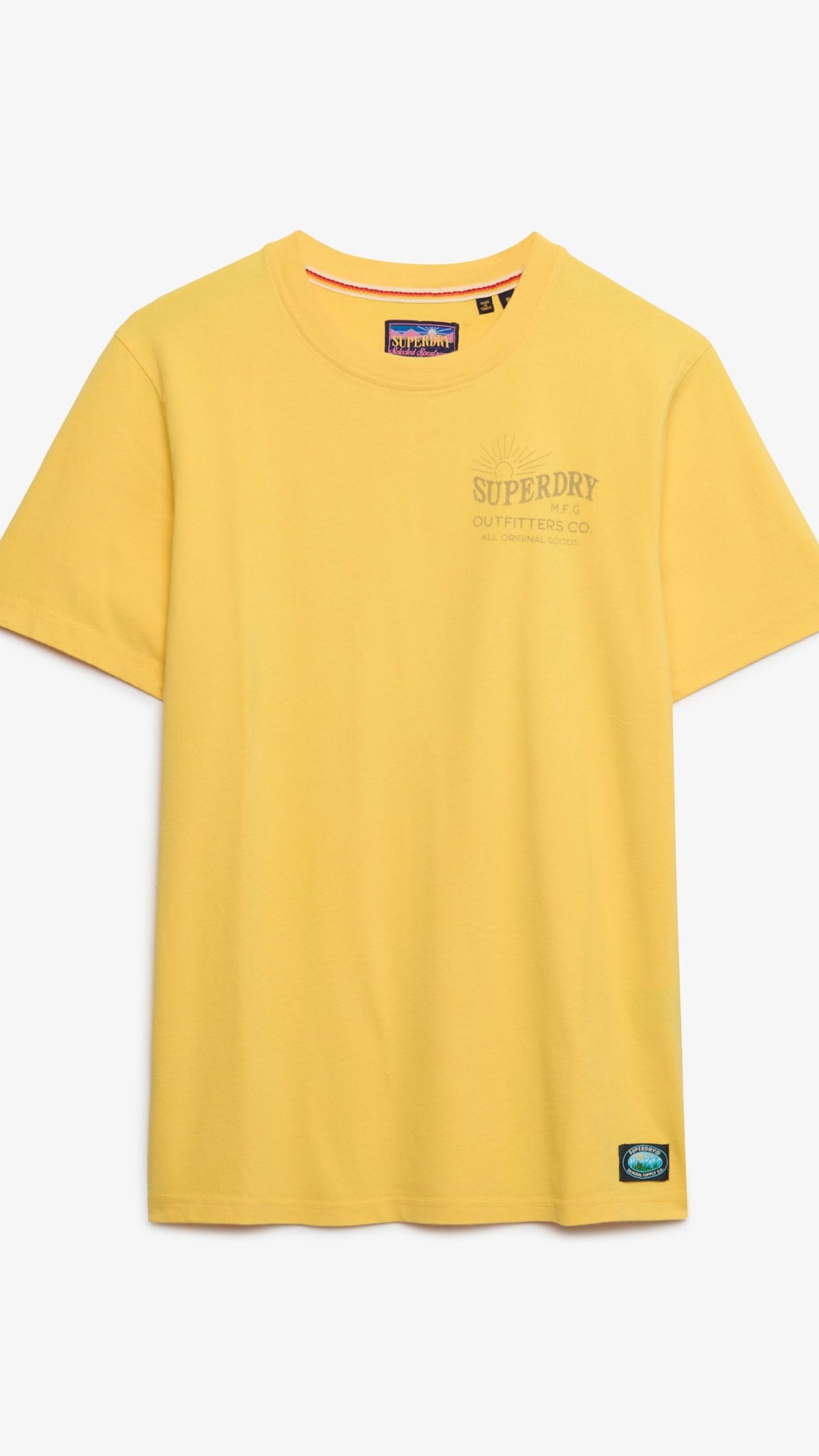 Superdry Outdoors Mountain Tee Daffodil