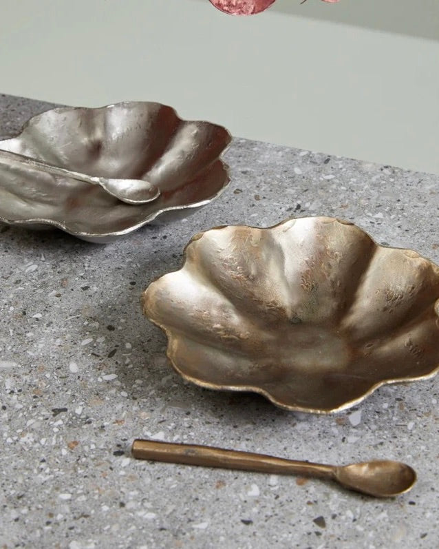 Casa Salt and Pepper Pot Brass