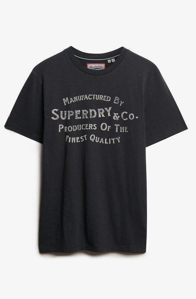 Copper Label Relaxed Tee Washed Black