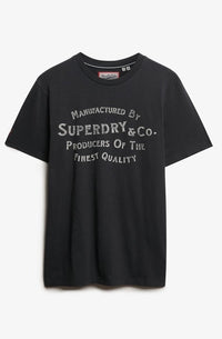 Copper Label Relaxed Tee Washed Black