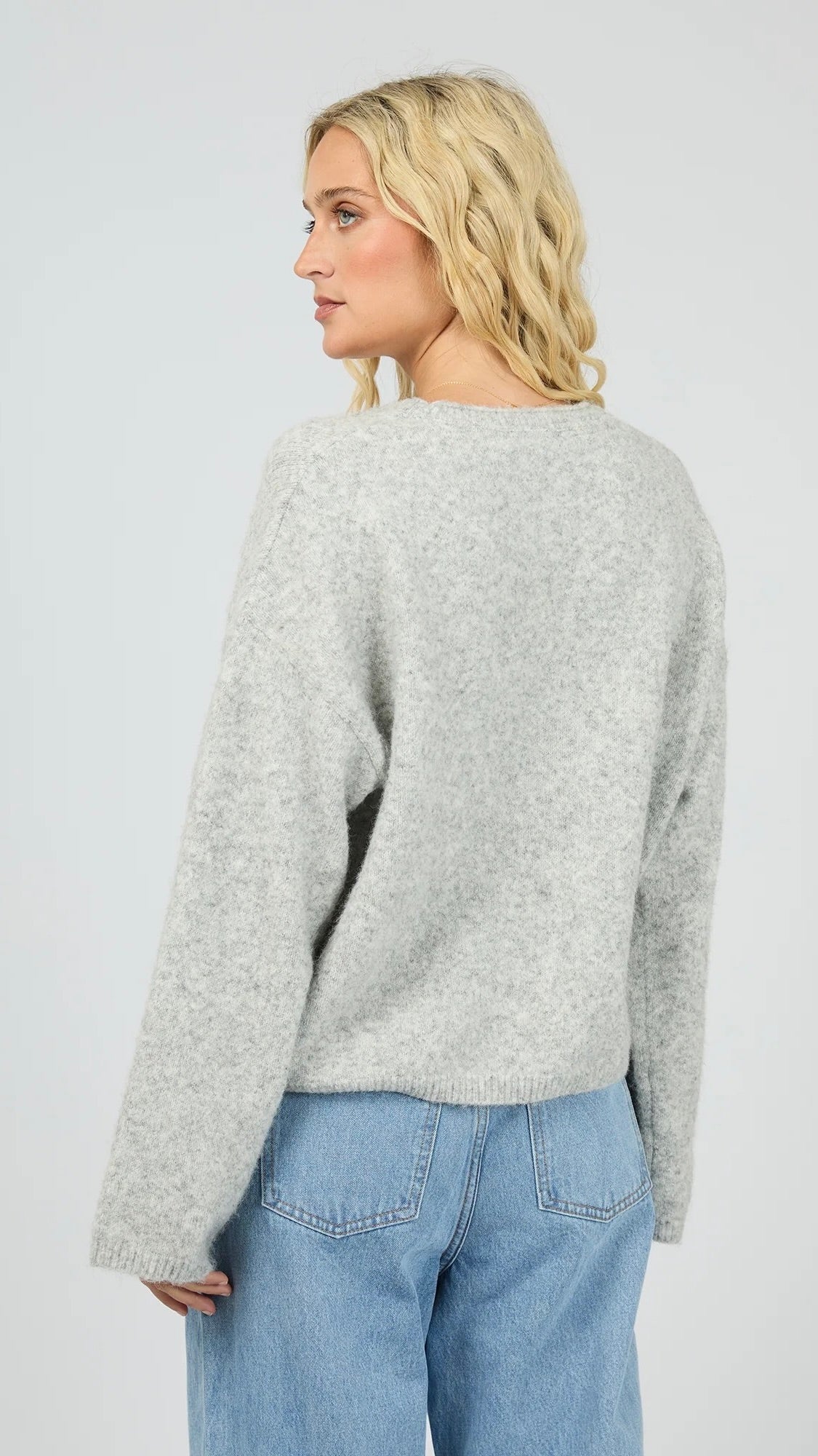 Nova Cardigan Grey Marle