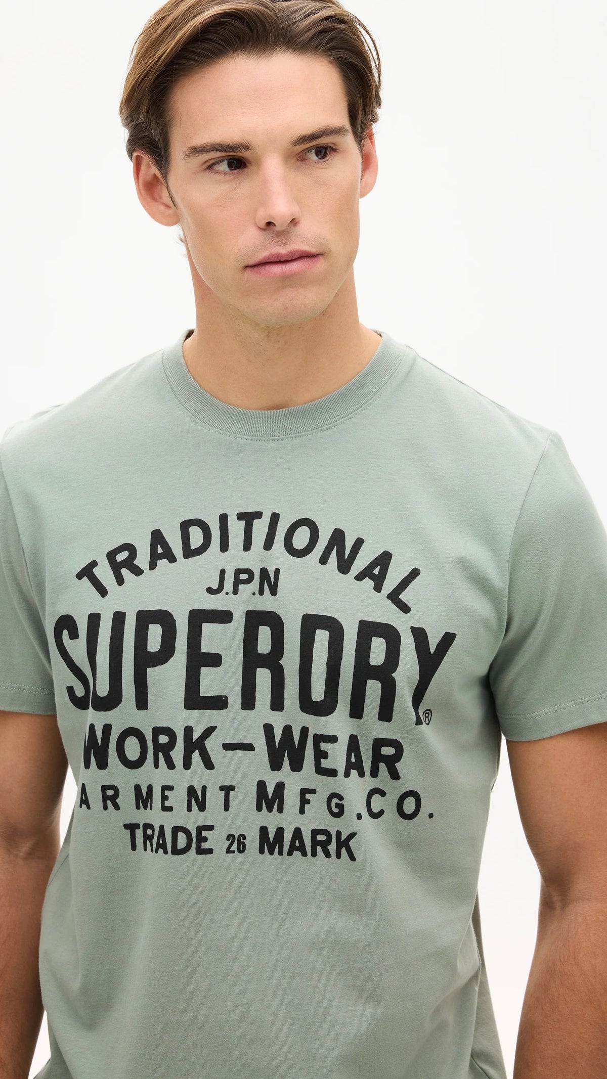 Machined Goods Graphic Tee Sea Spray Green