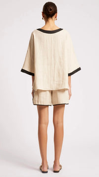 Maris Relaxed Top Tusk Black