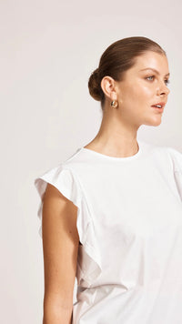 Francia Frill Tank White