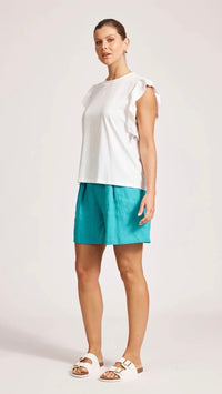 Francia Frill Tank White